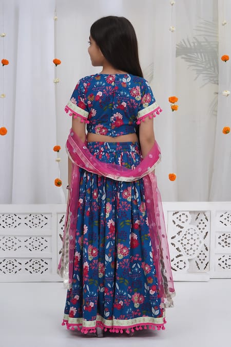Little Bansi Floral Pattern Lehenga Set 