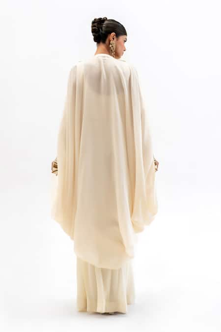 Garo Tribal Embroidered Cape & Pant Set 