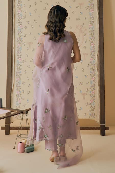 Bhawna Sethi Badal Placement Embroidered Kurta Set 