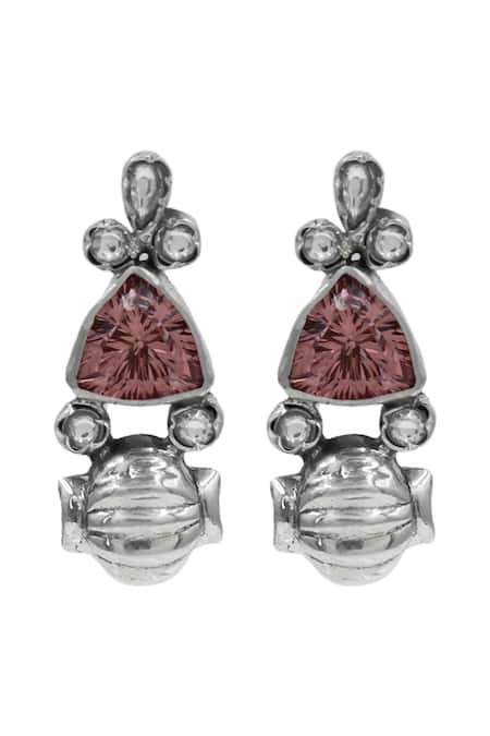 Sangeeta Boochra Timeless Sterling Silver Earrings 