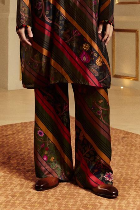 Buy Punit Balana Multi Color Organza, Silk Embroidery Resham Work Kurta With Pant Online at Aza Fashions Buy_Punit Balana_Multi Color Organza, Silk Embroidery Resham Work Kurta With Pant _Online_at_Aza_Fashions