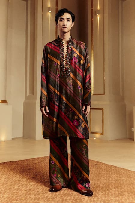 Punit Balana Resham Work Kurta With Pant 