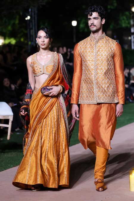 Punit Balana Hand Embroidered Nehru Jacket Set 