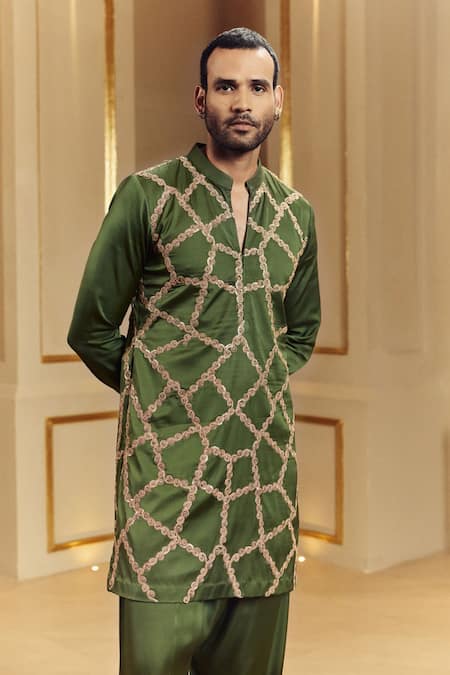 Punit Balana Marodi Embroidered Kurta With Pant 