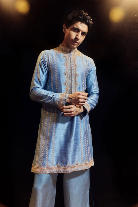 Punit Balana Saleti Embroidered Kurta With Pant 