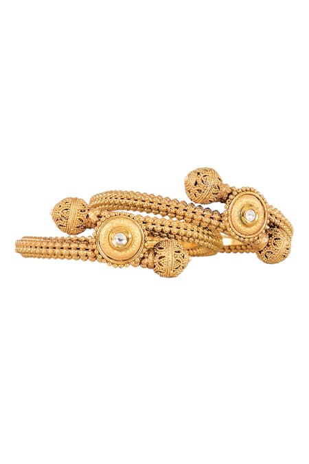 Auraa Trends Kundan Embellished Bangle 