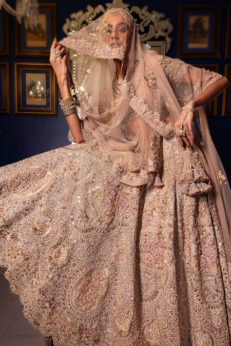 Dolly J Solmere Embroidered Bridal Lehenga Set 