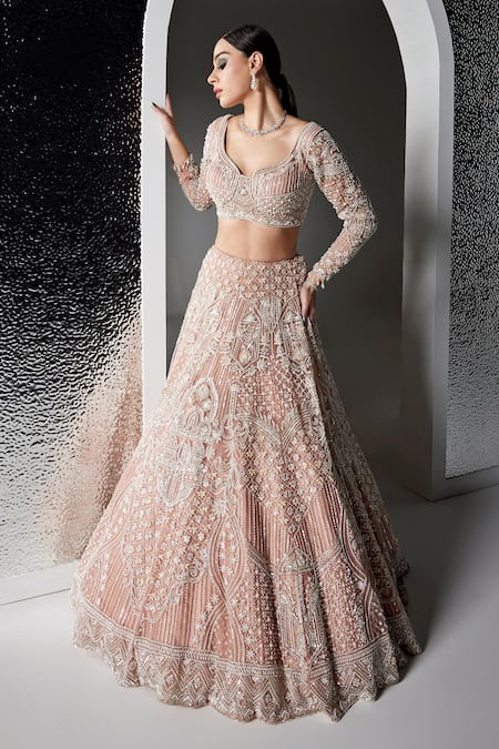 Opus Atelier Pearl Freya Embroidered Lehenga Set 