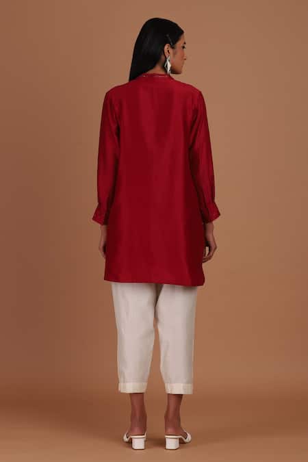Sandhya Shah Embroidered Tunic With Pant 