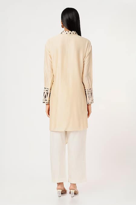 Sandhya Shah Pleated Tunic With Pant 