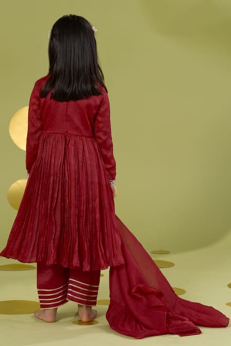 Vivedkids Gota Work Anarkali Set 