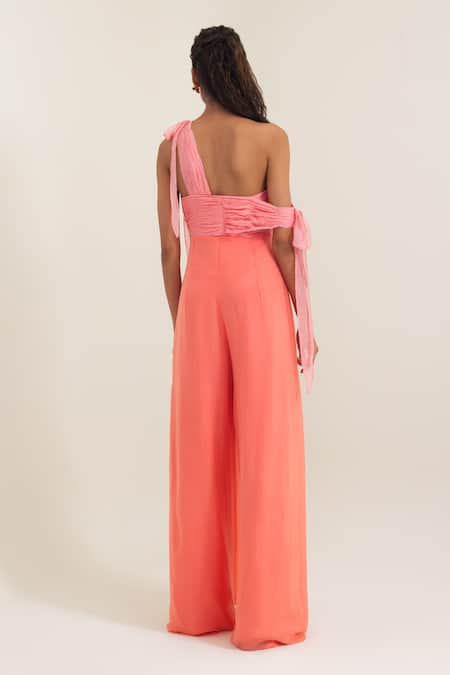 Pinup By Astha Cinque Terra Asymmetric Jumpsuit 