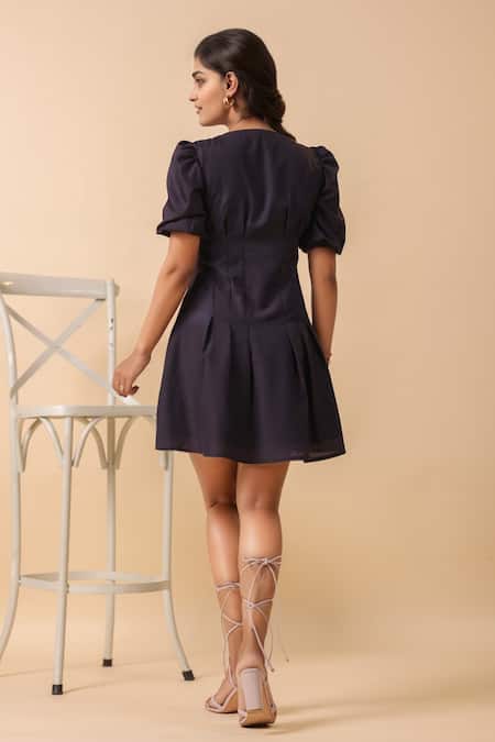 Naintara Bajaj Black Short Dress 