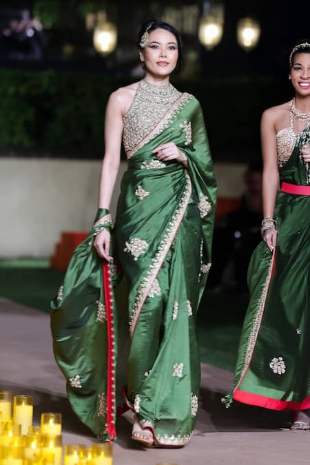 Punit Balana Kaccha Aam Saree Set 