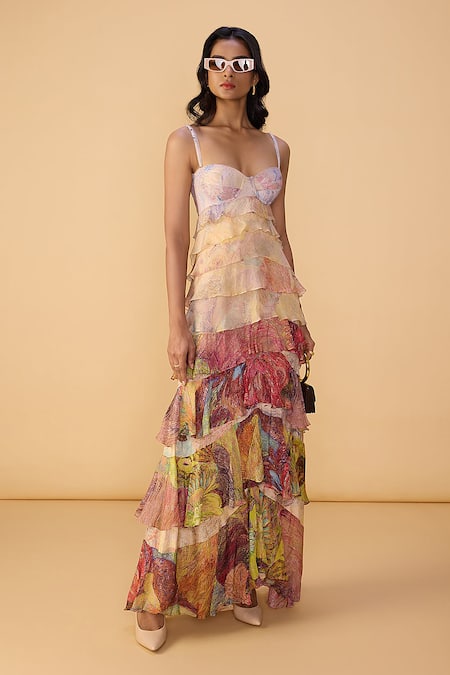 Saaksha & Kinni Daisy & Floroscent Daisy Martina Dress 