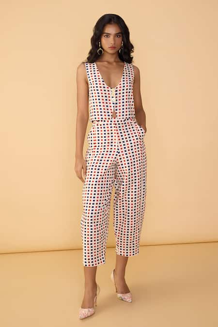 Saaksha & Kinni Box Delfie Printed Waistcoat 