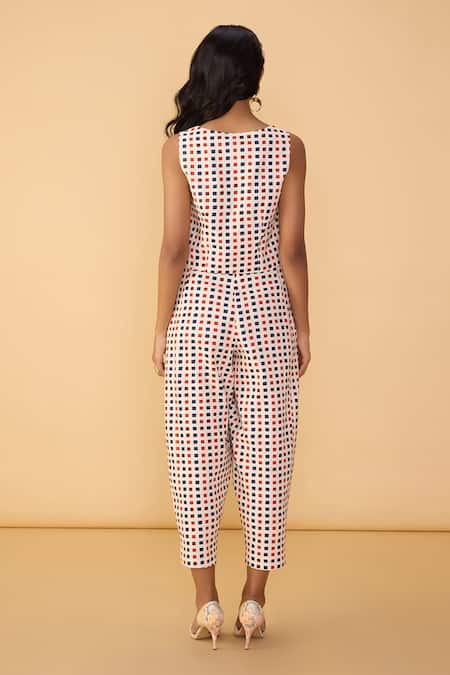 Saaksha & Kinni Box Delfie Printed Waistcoat 