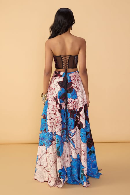 Saaksha & Kinni Rose Starla Embroidered Bustier 