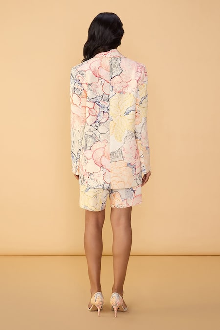 Saaksha & Kinni Aura Scratches Rowan Printed Shorts 