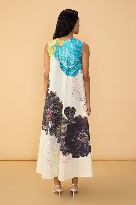 Saaksha & Kinni Scribble Dense Trudy Printed Dress 