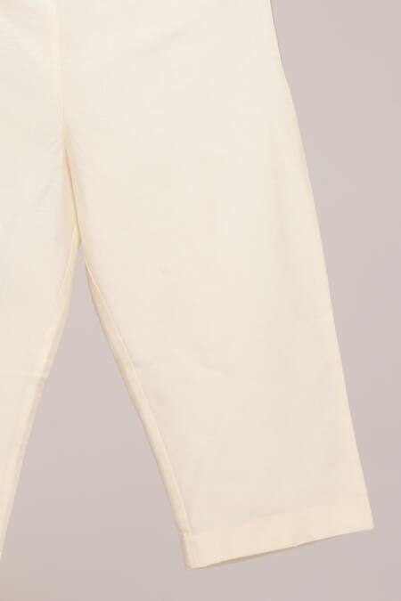 Snuggleme_Purple Chanderi, Polyester, Viscose Embroidery Pocket Patch Kurta With Pant _Online_at_Aza_Fashions