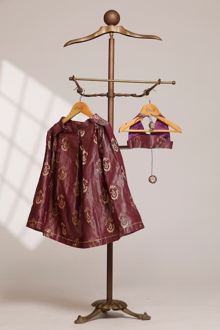 Snuggleme Floral Pattern Blouse With Lehenga 