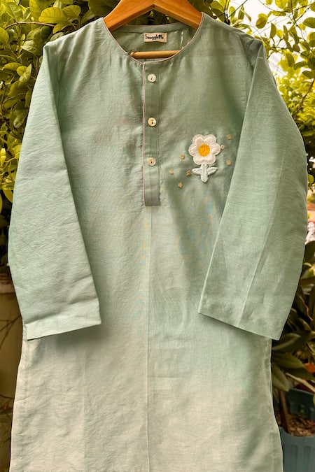 Snuggleme Bloom Embroidered Kurta With Pant 