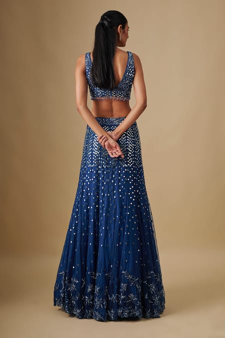 Asaga Embroidered Lehenga Set 