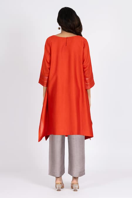 Bhavik Shah Kaamdani Embellished Kimono Kurta Set 