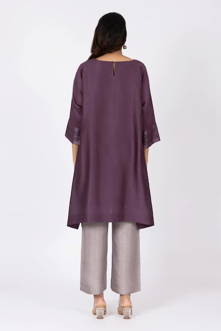 Bhavik Shah Kaamdani Embellished Kimono Kurta Set 