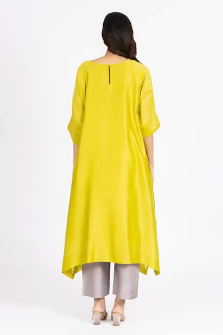 Bhavik Shah Kaamdani Embellished Kimono Kurta With Pant 