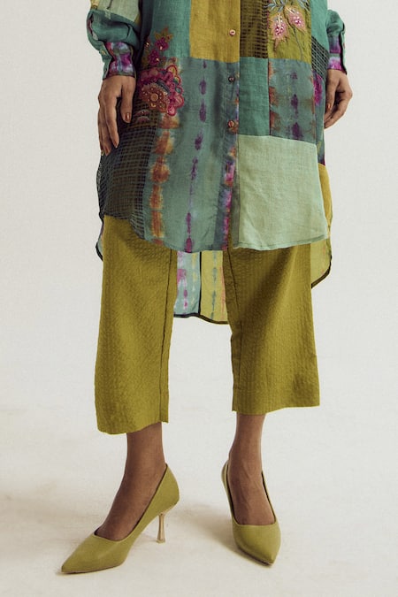 Capisvirleo Shrubrose Cotton Pant 