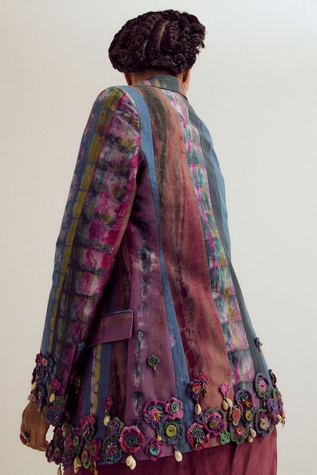 Capisvirleo Laburnum Tie Dye Blazer 