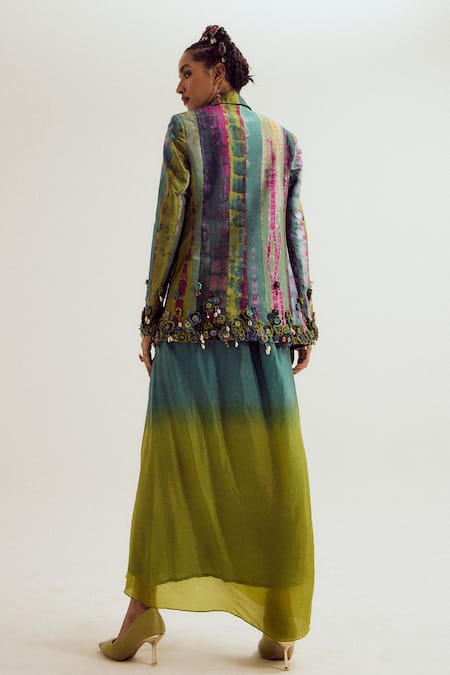 Capisvirleo Laburnum Tie Dye Blazer 