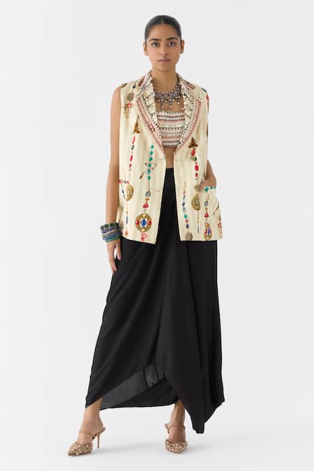 Studio Rigu Tijori Printed Blazer 