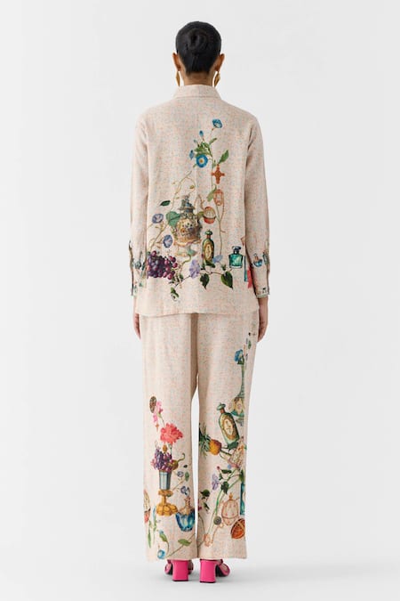 Studio Rigu Faberge Printed Shirt & Pant Set 