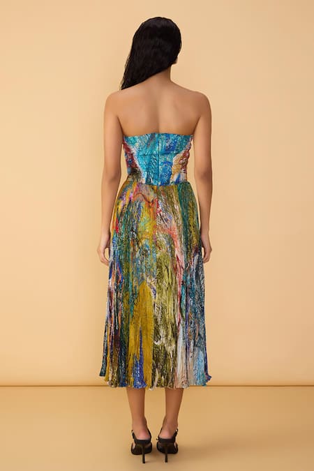 Saaksha & Kinni Scribble Dense Elita Dress 