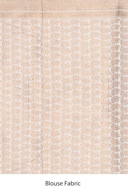 Buy_Naintara Bajaj_Off White Silk Zari Butti Woven Pattern Saree With Running Blouse _Online_at_Aza_Fashions