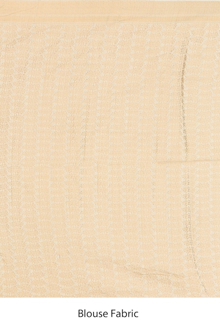Buy_Naintara Bajaj_Off White Cotton, Silk Zari, Butti Woven Pattern Saree With Running Blouse _Online_at_Aza_Fashions