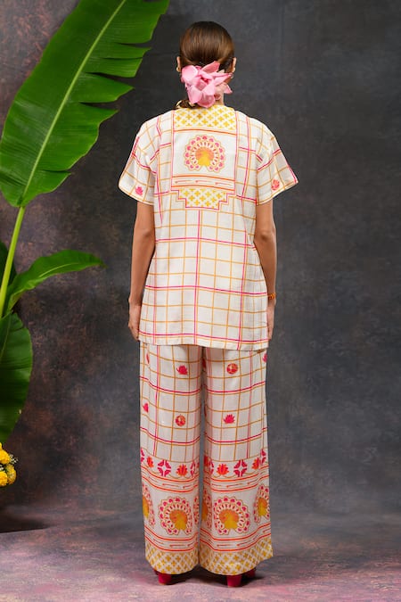 Prachi Kamat Morja Printed Kurta & Pant Set 