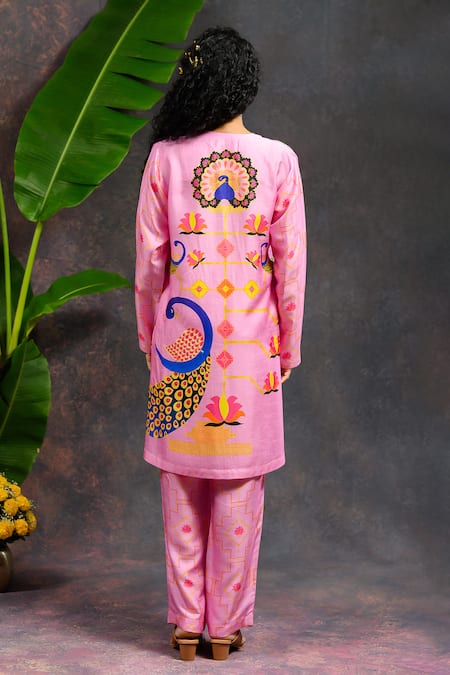 Prachi Kamat Morvika Printed Kurta & Pant Set 