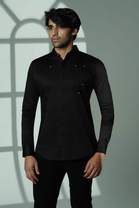 Sanjana Reddy Designs Pyramid Studded Shirt 