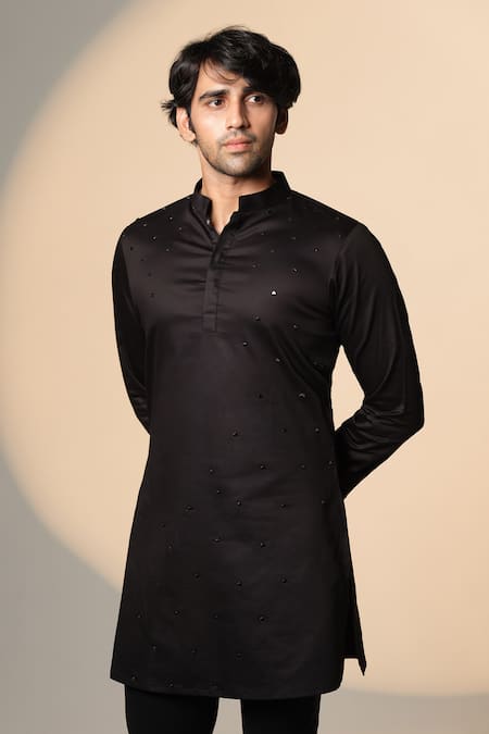 Sanjana Reddy Designs Placement Embroidered Kurta 