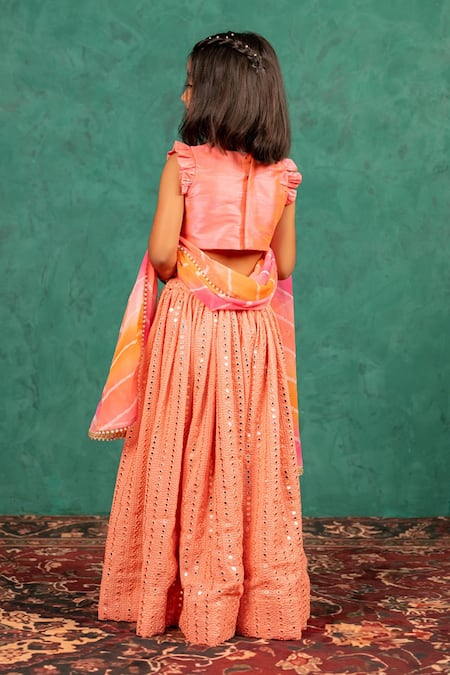 JILMIL DREAMWEAR Mirror Work Lehenga Set 