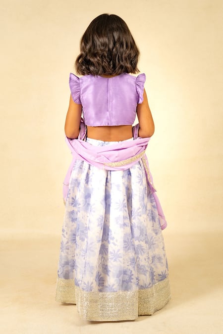 Shop JILMIL DREAMWEAR Purple Silk Embroidery, Stones, Zari, Sequins Hand Duck Top Lehenga Set at Aza Fashions Shop_JILMIL DREAMWEAR_Purple Silk Embroidery, Stones, Zari, Sequins Hand Duck Top Lehenga Set _at_Aza_Fashions