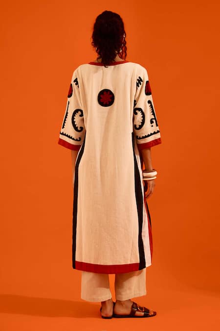 Indian Summer Story Maasai Motif Kurta & Pant Set 