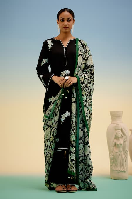 Shetab Kazmi Cotton Embroidered Kurta Set 