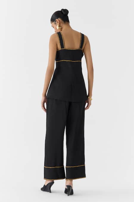 Studio Rigu Onyx Linen Shirt & Trouser Set 