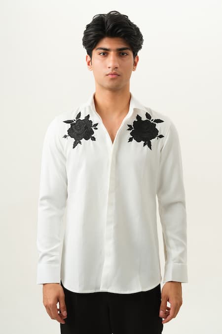 House Of Koa Noir Rose Shirt 