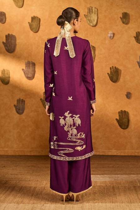 Masaba Berry Still Water Bloom Kurta & Pant Set 